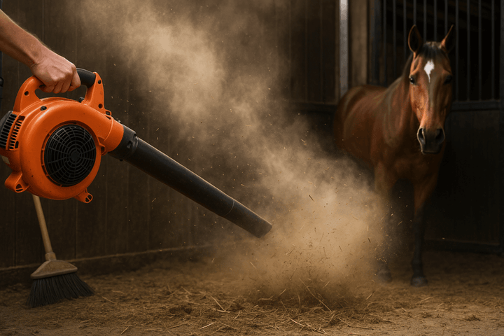 Pourquoi un souffleur de feuilles dans la grange n'est pas une bonne idée (et ce que vous devriez faire à la place) 