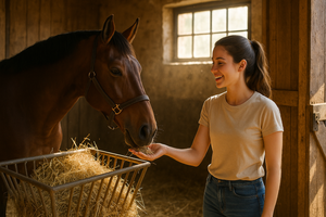 Quels sont les avantages du traitement du foin à la vapeur pour les chevaux ?
