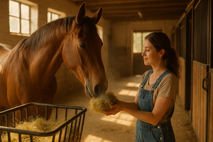 Pourquoi mon cheval refuse-t-il de manger du foin ?