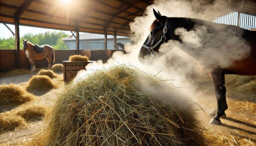 Éliminer les moisissures et les bactéries dans le foin : pourquoi ? 